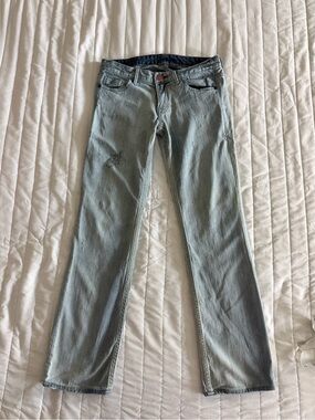 Armani Exchange Light Blue Straight Jeans